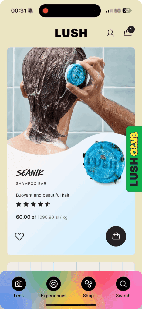 Lush Cosmetics Storefront