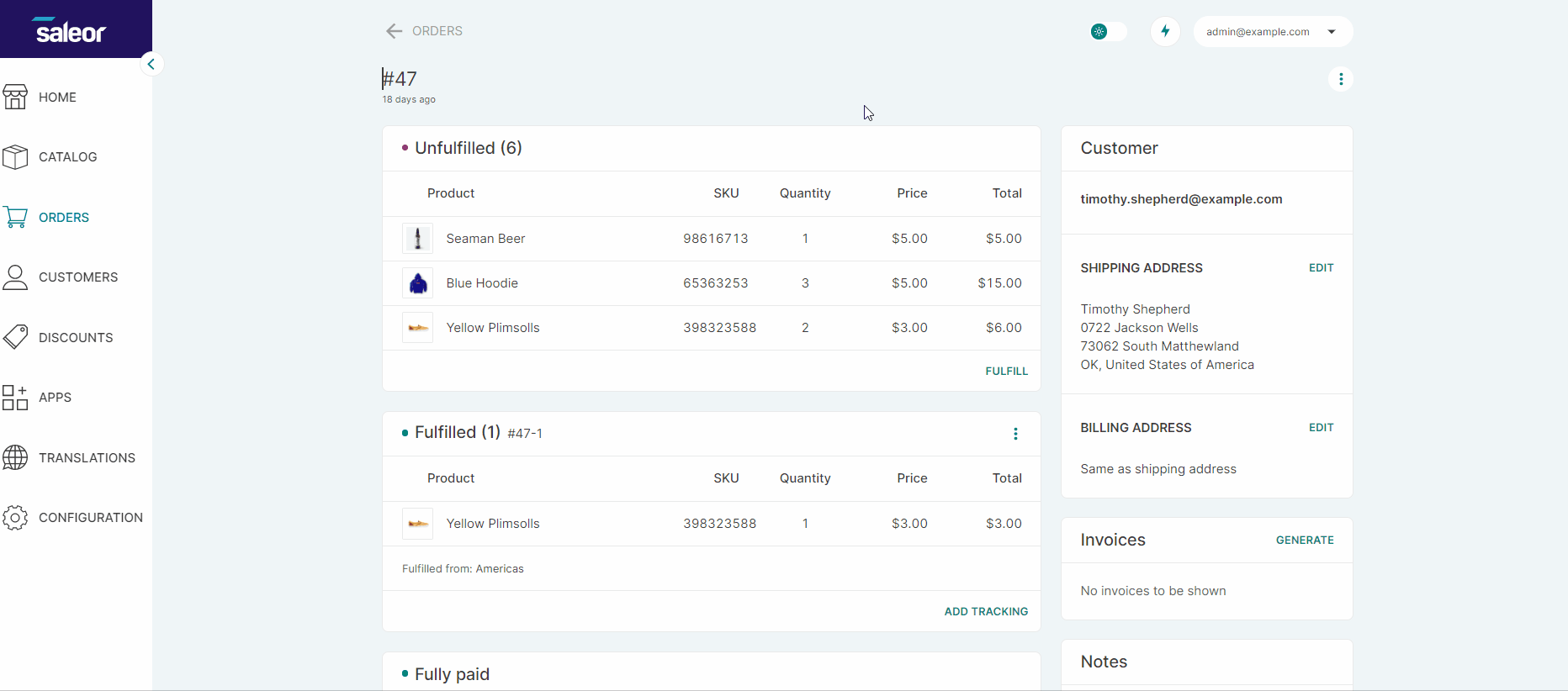 How to generate an invoice