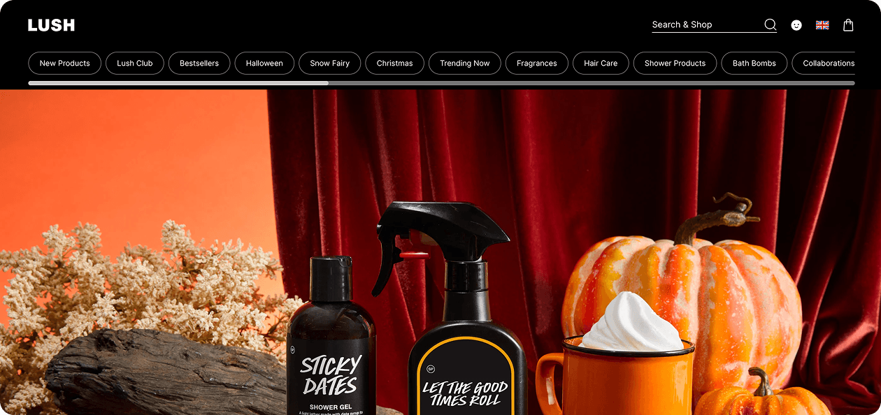 Lush case study cover image